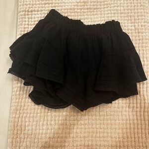Black aerie skort